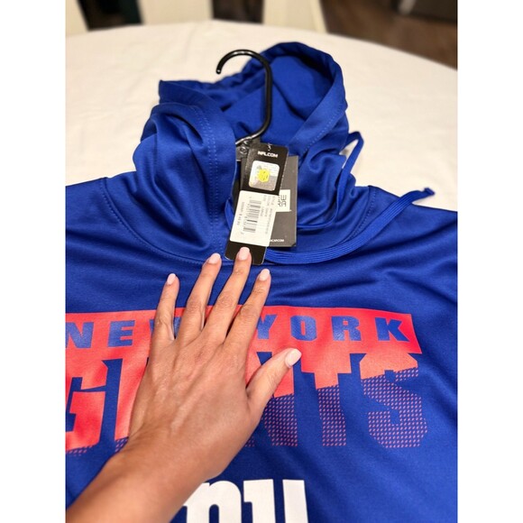 NWT New York Giants New Era Combine Authentic NFL Hoodie Size Mes's Large - Picture 2 of 4